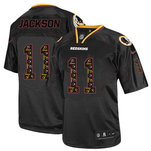 Men's Elite DeSean Jackson Nike Jersey New Lights Out Black - #11 NFL Washington Redskins